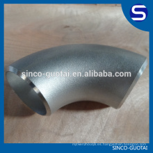 Codo de tubo de soldadura a tope de acero inoxidable 321 304 316 para la industria